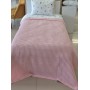 ETEHOMETEX HAVUZLU PİKE TAKIMI %100 PAMUK TEK KİŞİLİK PEMBE 8696474232108